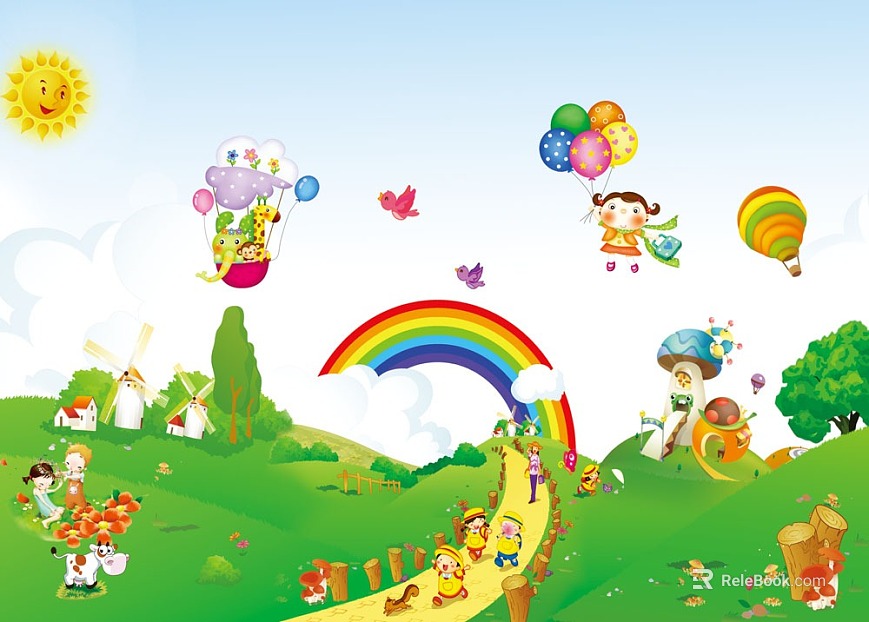 Children's Wallpaper texture