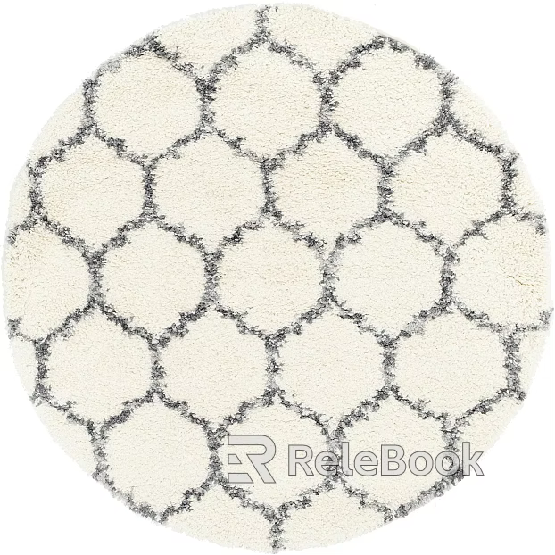 Round carpet texture