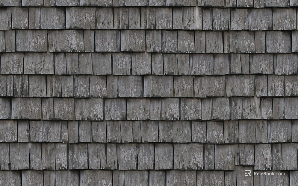 Do old villa building roof anti-corrosion wood tiles texture