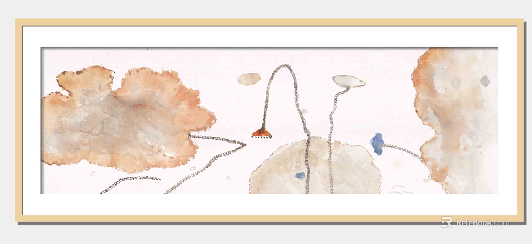 Plant painting texture