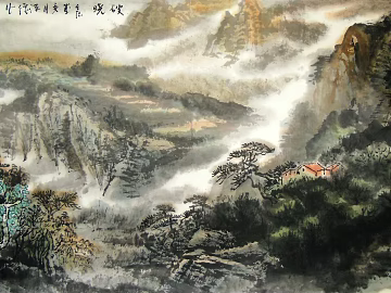 landscape painting texture (ID:ffach638314)