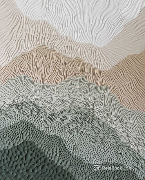 three-dimensional physical painting texture