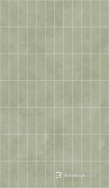 Light gray-green feather brick kitchen and bathroom wall surface texture