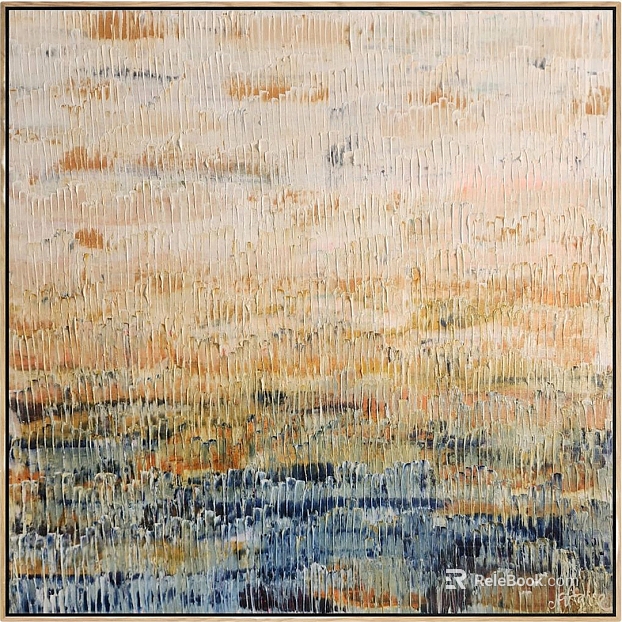 Abstract Texture Decorative Painting Living Room Hanging Painting texture