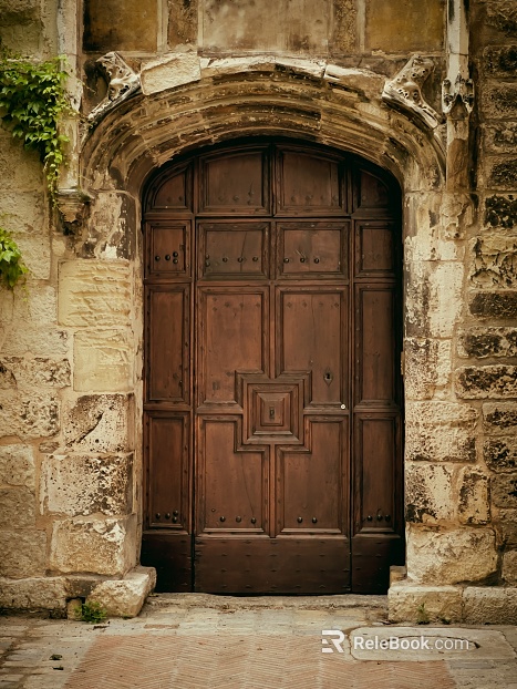 Wooden door texture