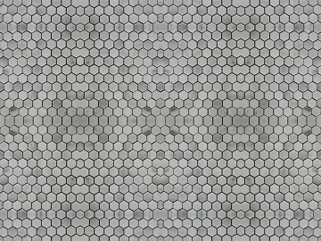 Hexagonal brick mosaic gray brick seamless texture (ID:ffajg13831)