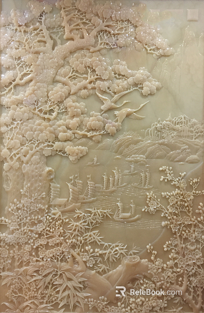 relief relief white porcelain texture