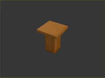 Light log color solid wood side table texture (ID:ffaeh118324)