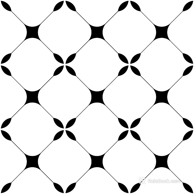 Modern simple black and white geometric tiles texture