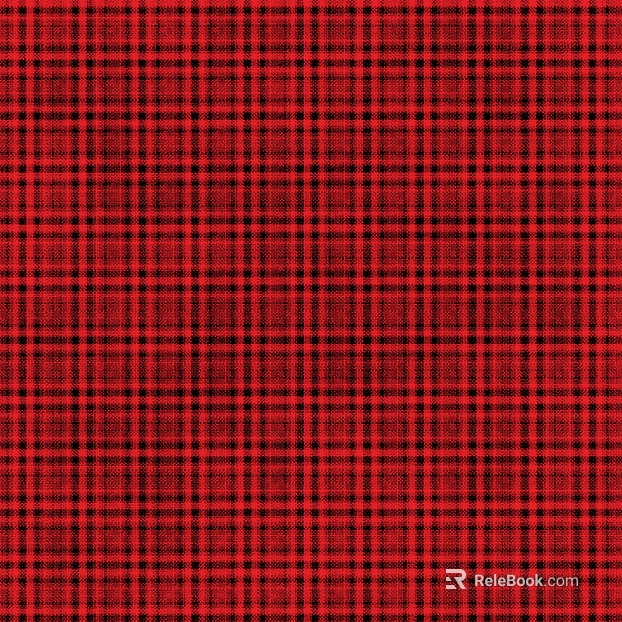 Red and black check fabric clothing fabric texture