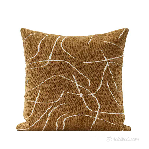 Modern pillow pillow texture