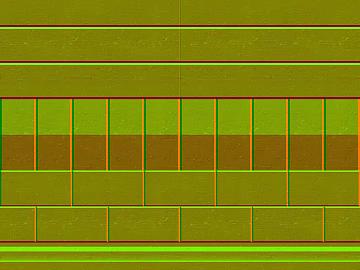Yellow green color block brick wall interior wall brick texture (ID:ffaeh623839)