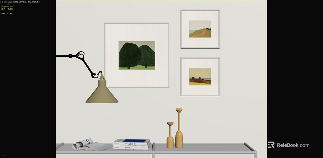 Simple Style Landscape Decorative Painting Wall Hanging Painting texture