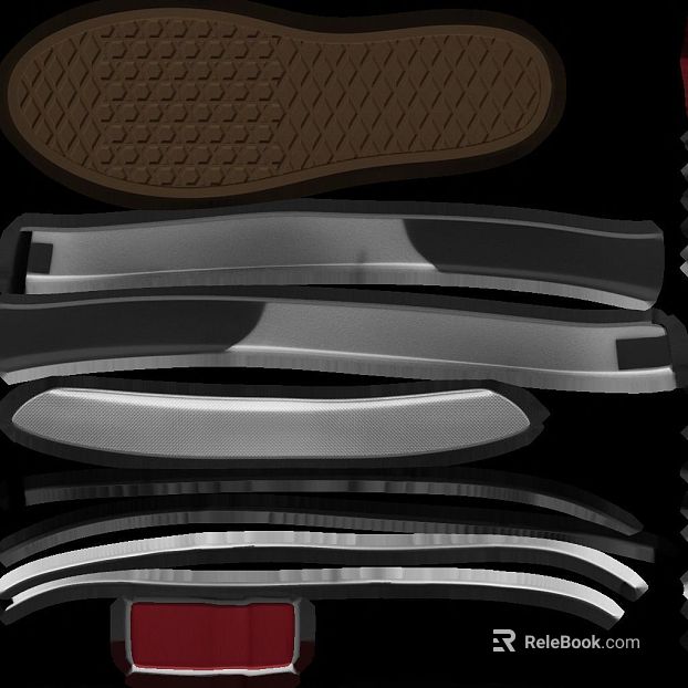 Grey brown rubber sole assembly texture