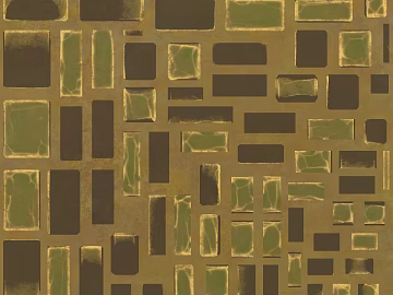 Yellow green retro tile interior wall texture (ID:ffaeh548676)