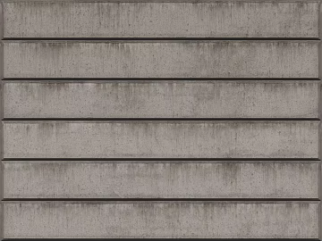 Gray cement board, industrial-style wall 3d model