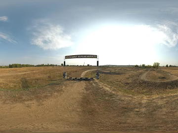 Outdoor Suburban Offroad Gate Daytime HDR texture (ID:ffabg23061)