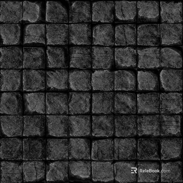 Dark Grey Stone Paving Courtyard Ground texture