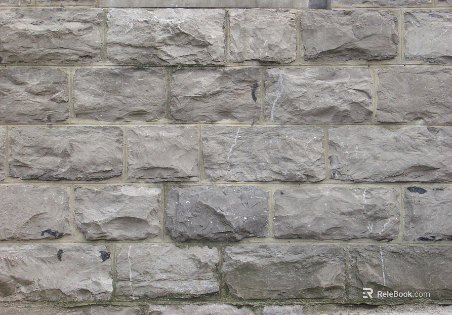 Brick wall white sand stone wall texture