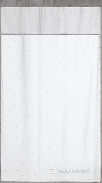 Light gray white dot fabric bedroom curtains texture