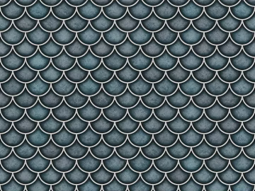 Blue Blue Fish Scale Brick Kitchen and Bathroom Wall texture (ID:ffaeh085826)