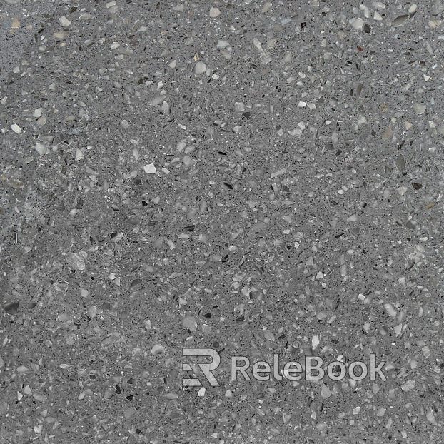 Close-up of a Terrazzo surface, a composite material featuring chips of marble, quartz, glass, and granite set in concrete or epoxy, renowned for its durability and aesthetic appeal.