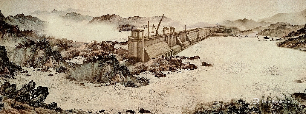 landscape painting texture