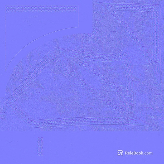 Purple pattern tile wall decoration texture