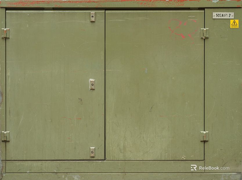 Metal door texture