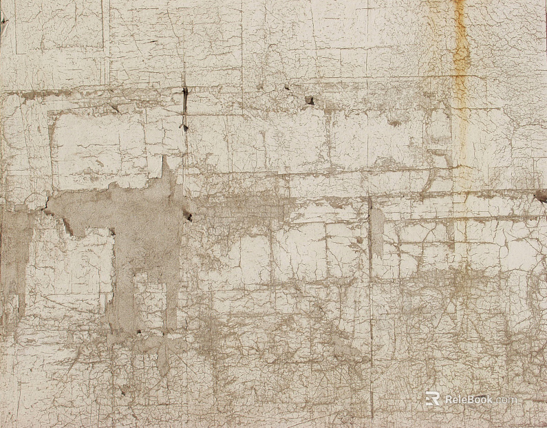 Cement wall yellowing wall texture