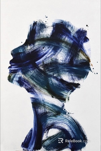 Modern abstract decorative painting texture