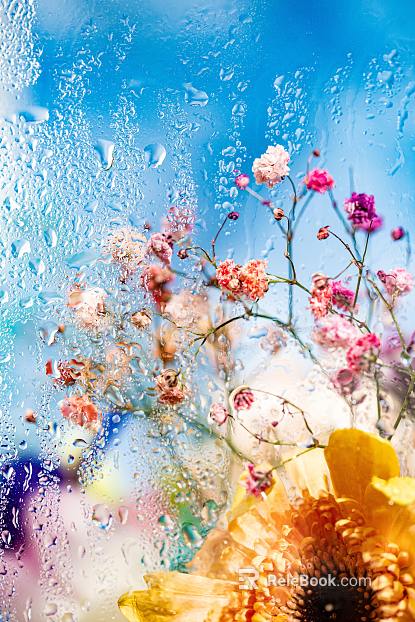 Plant painting texture