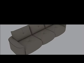 Dark Grey Fine Grain Leather Sofa texture (ID:ffaeh451776)