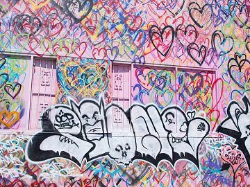Graffiti texture (ID:ffaeg36388)