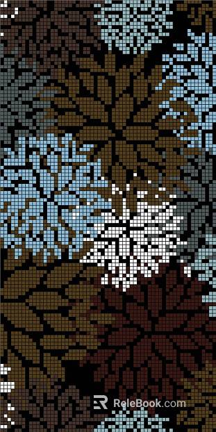 Mosaic mosaic tile texture