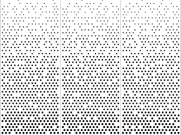 Metal perforated plate black and white gradient perforated aluminum plate gradient punching aluminum plate texture (ID:ffach774146)