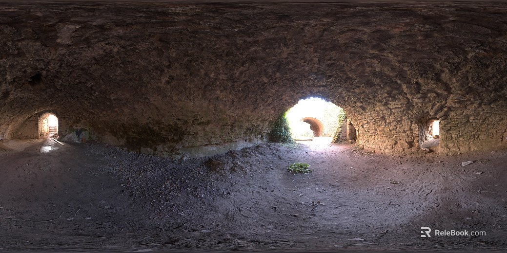 Outdoor Tunnel Day HDR texture