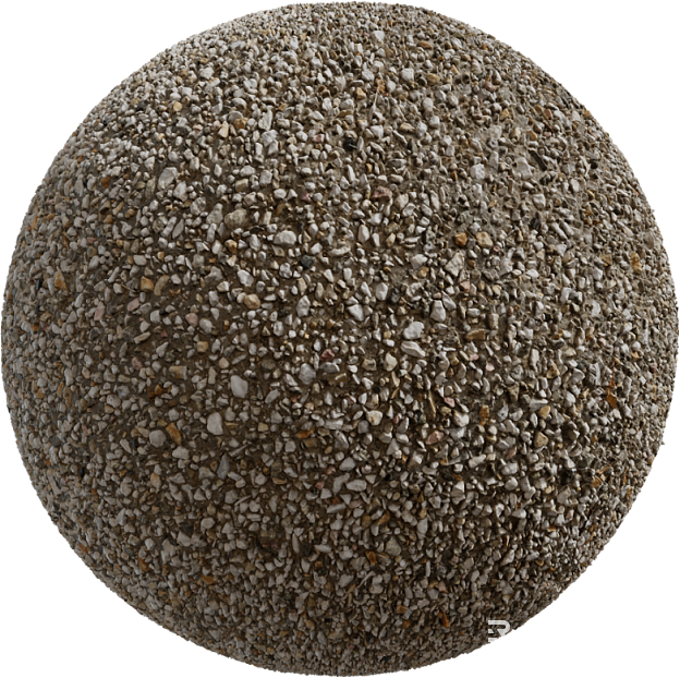 Gravel PBR texture