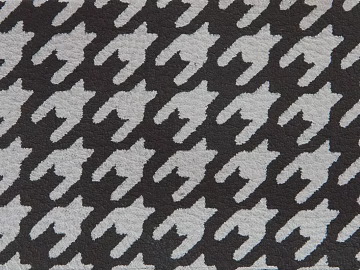 Black and White Houndstooth Leather Soft Fabric texture (ID:ffaeh877532)