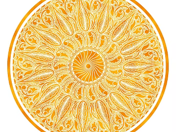 Golden European-style decorative carpet texture (ID:ffaeh326936)