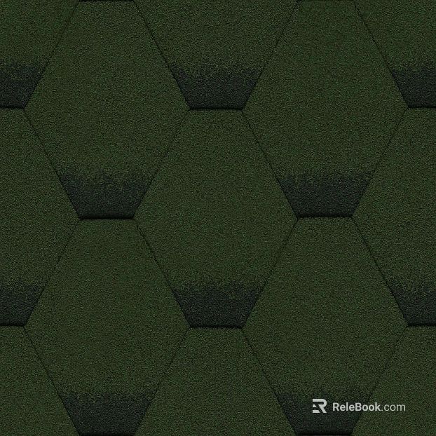 Dark Green Hexagon Fabric Soft Bag texture