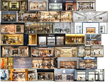 commercial window 3d model
