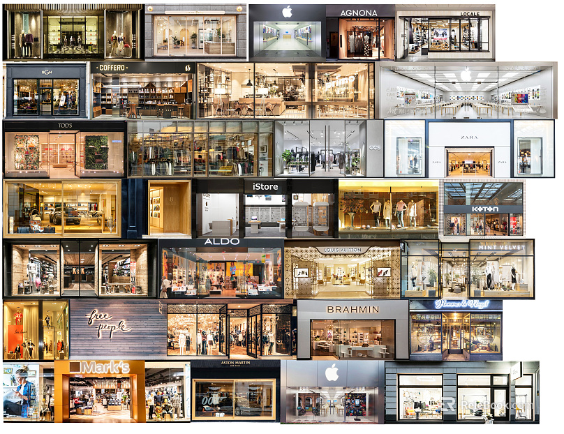 commercial window texture