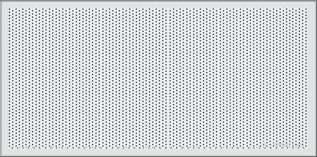 Perforated plate metal texture