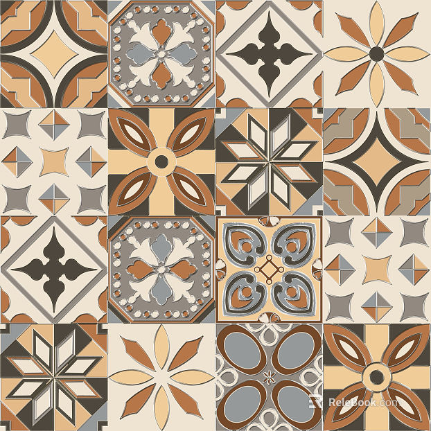 Tile Bohemian Tile texture