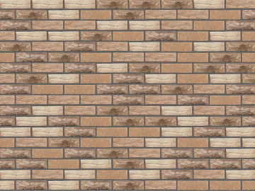 Brick wall yellow three-color brick texture (ID:ffagg04628)