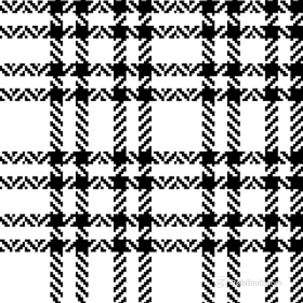 Black and white check texture