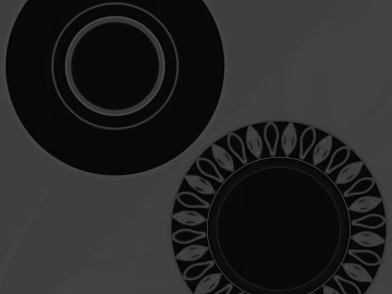 Black Pattern Porcelain Plate Tableware Map texture (ID:ffaeh152939)
