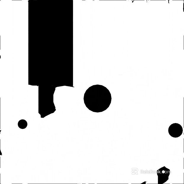 Black and White Bump Base Graphics Map texture