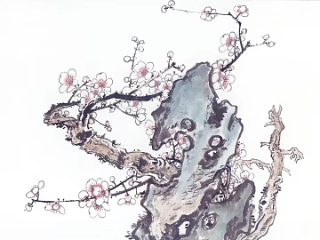 Ancient Tree Decorative Painting texture (ID:ffabf8126)
